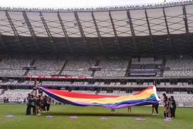  Comemoração de um ano do Bharbixas em jogo no Mineirão 