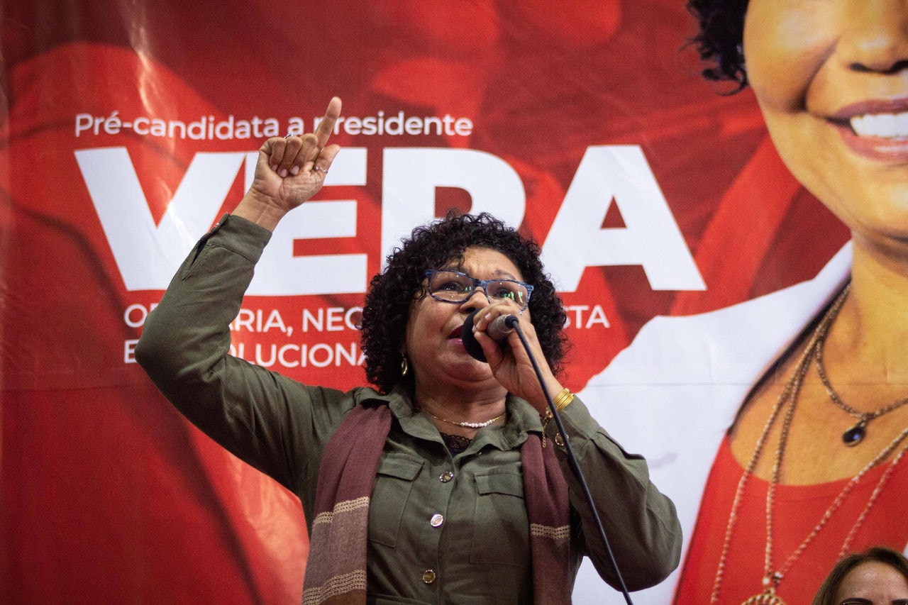 Na imagem, a ex-candidata à Presidência da República pelo PSTU, Vera Lúcia