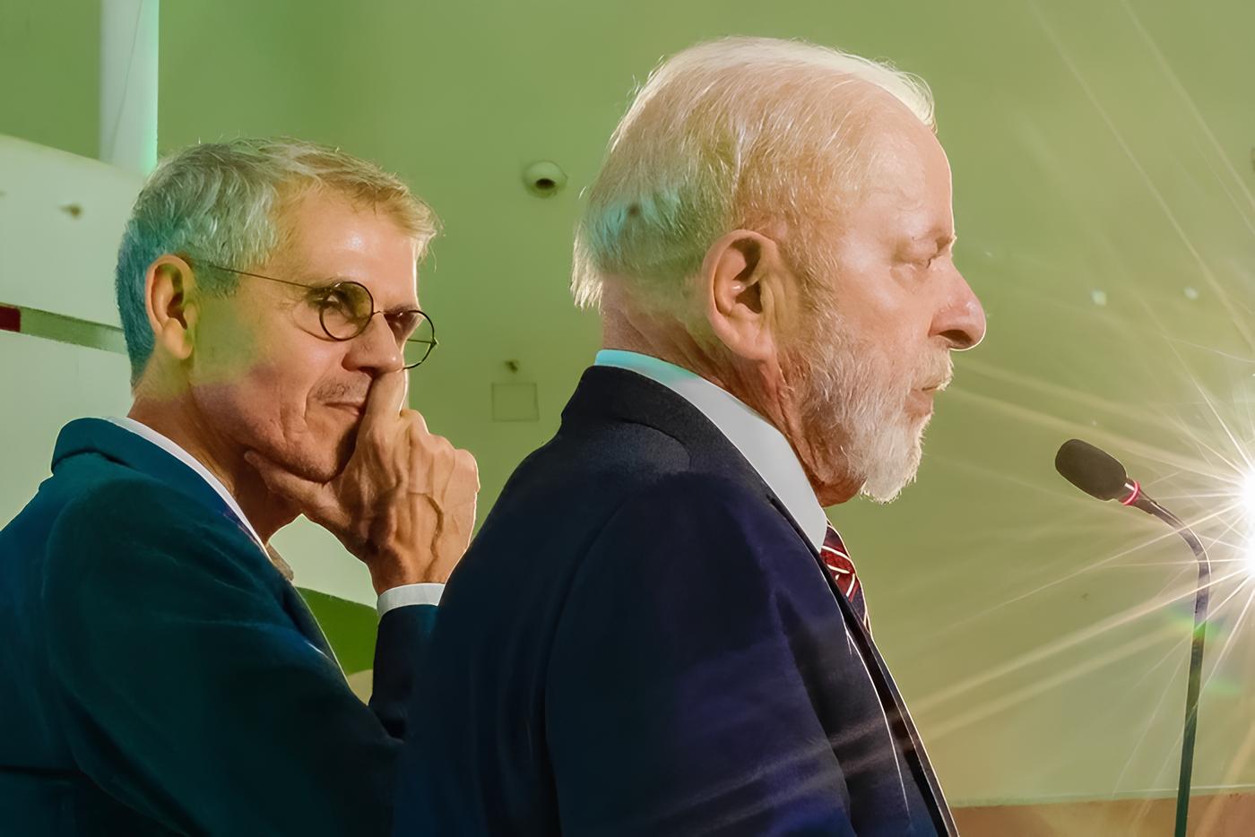 O novo chefe da Secretaria de Comunicação Social da Presidência da República, Sidônio Palmeira, e o presidente Lula
