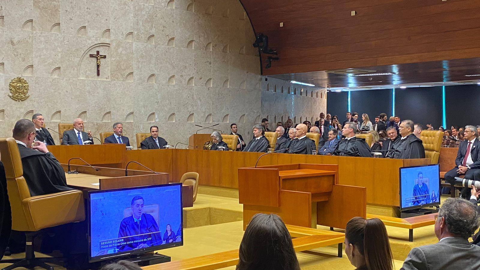 Cerimônia de posse do ministro Flávio Dino no STF