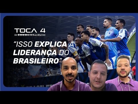 Com média de 44% de posse de bola no Brasileirão, o Cruzeiro só teve mais tempo com a bola em quatro partidas do campeonato