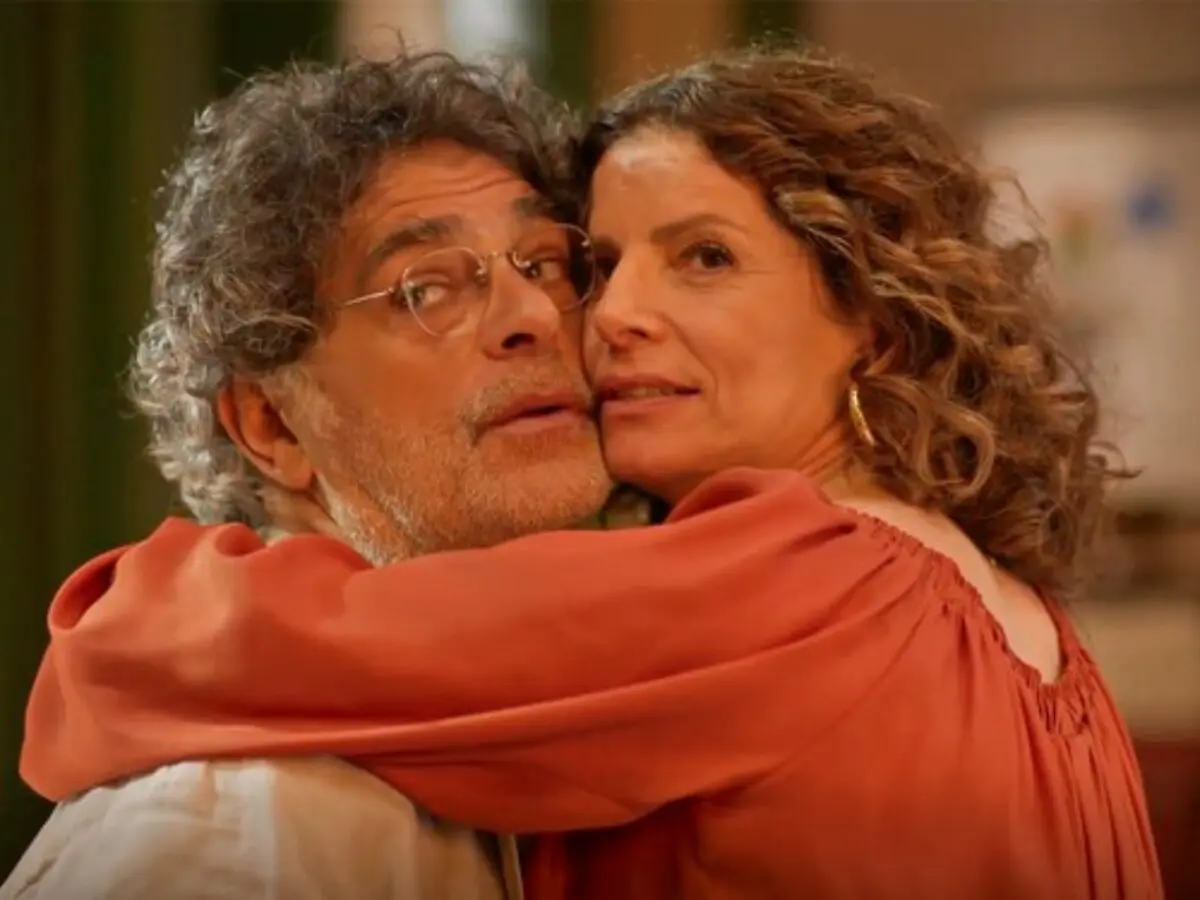 Ariosto (Eduardo Moscovis) e Deodora (Debora Bloch) em No Rancho Fundo