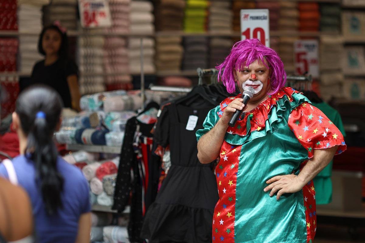 Palhaço Rabicó, personagem do locutor Diones Luciano, 39