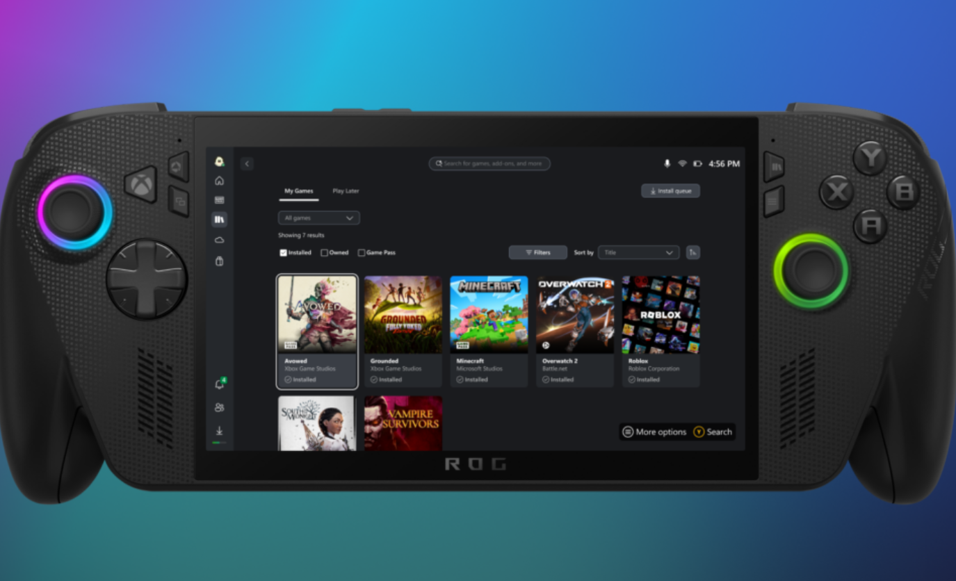 ROG Xbox Ally é o inédito videogame portátil da Microsoft