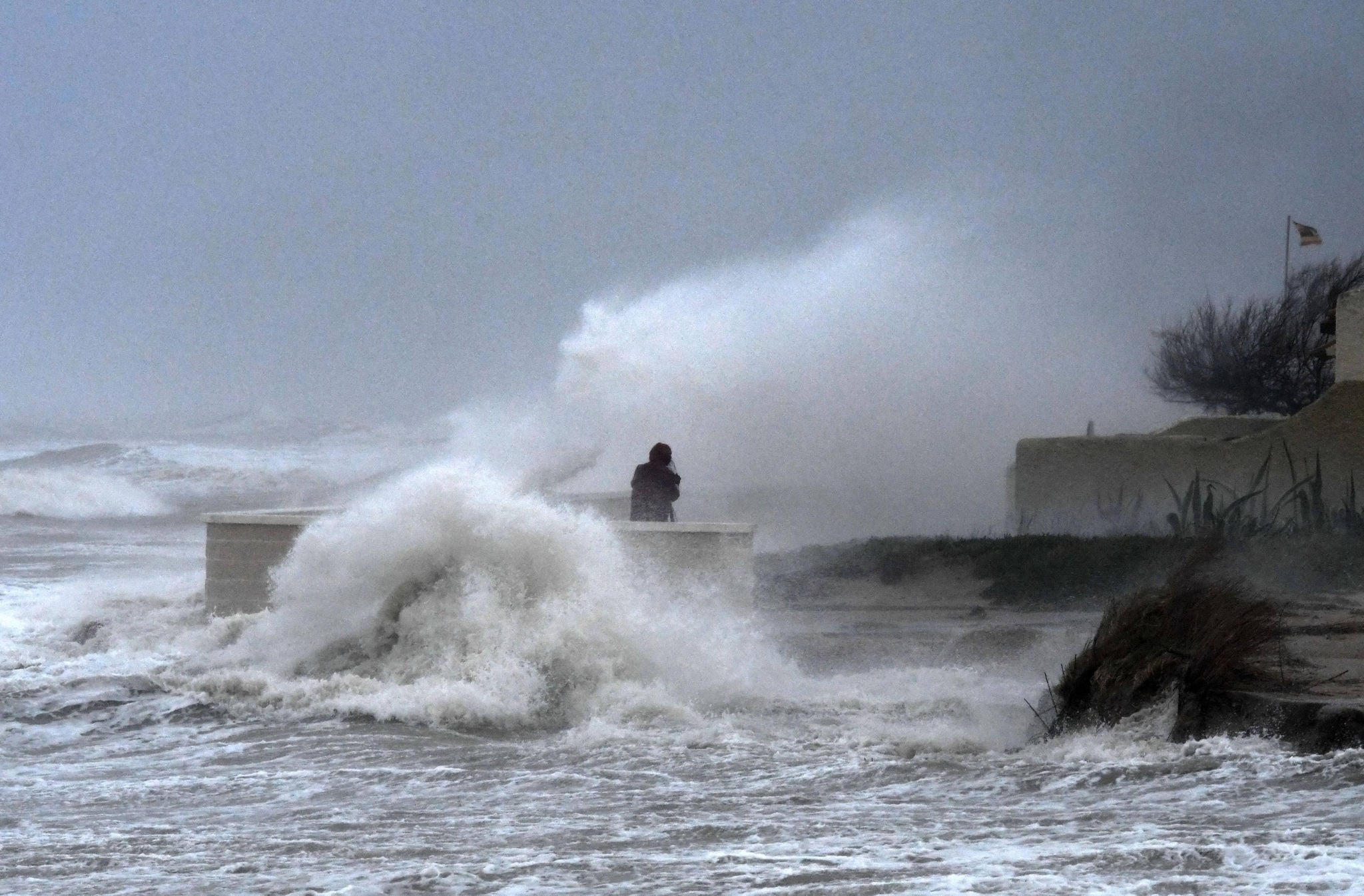 SPAIN-WEATHER-STORM-GLORIA