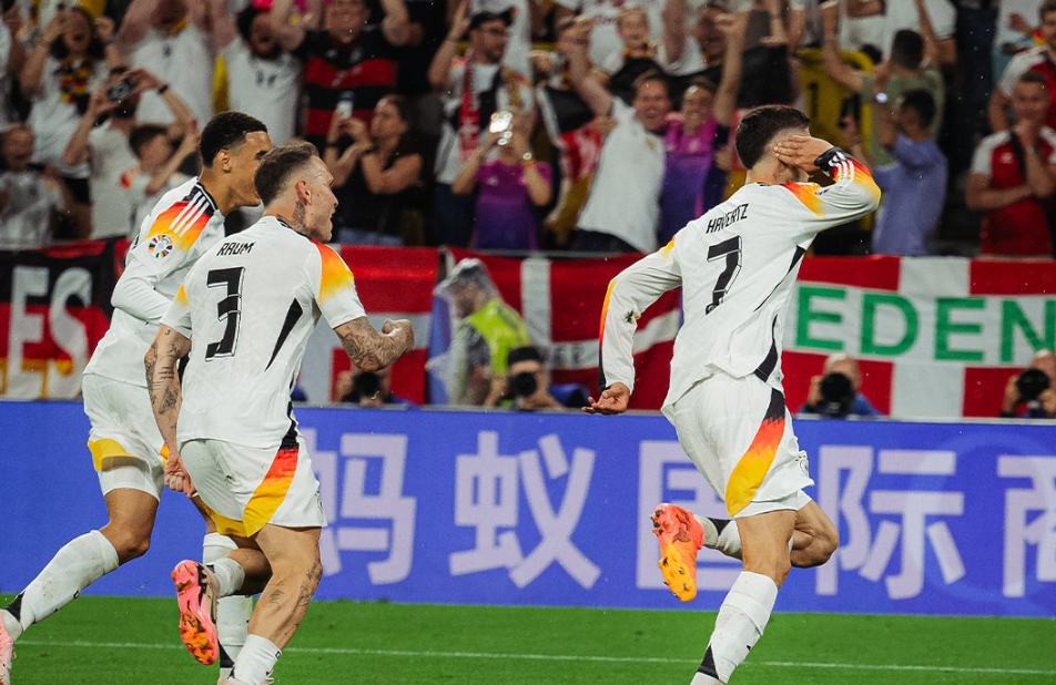 Alemanha classifica na Eurocopa após vencer a Dinamarca por 2 a 0 