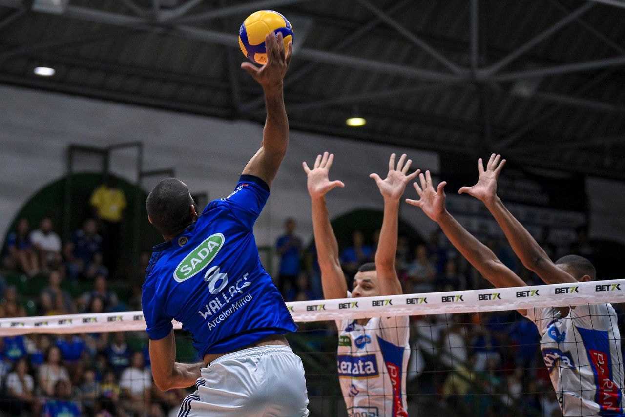 Sada Cruzeiro x Vôlei Renata pelas quartas de final da Superliga masculina 23/24