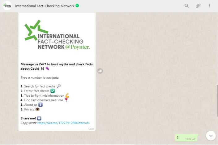 Chatbot ajuda a identificar notícias falsas no WhatsApp