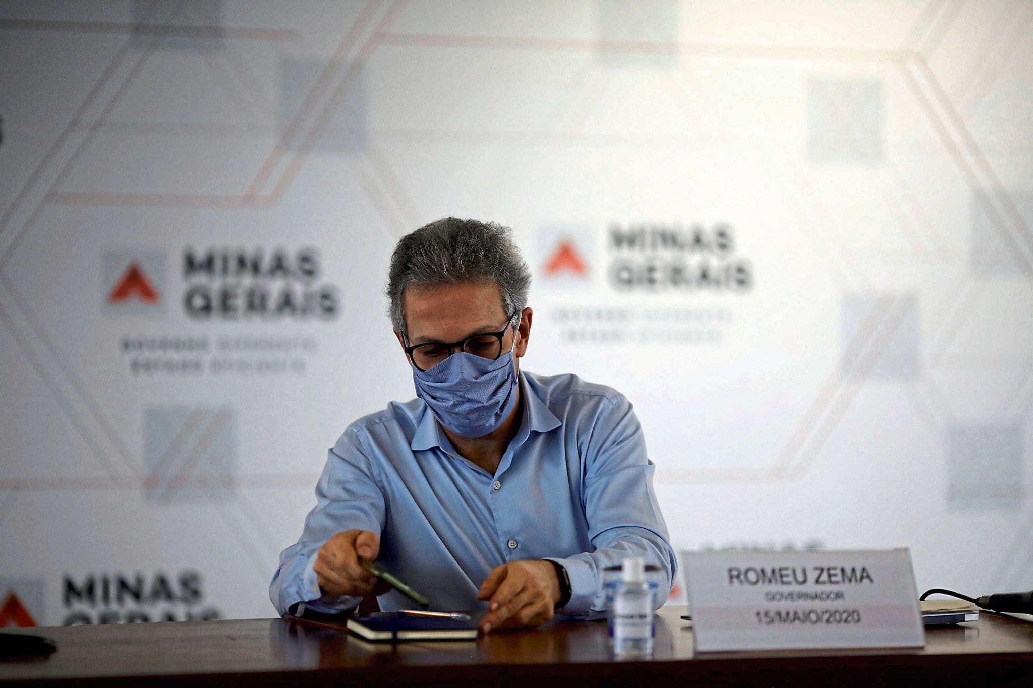 Coletiva de Romeu Zema