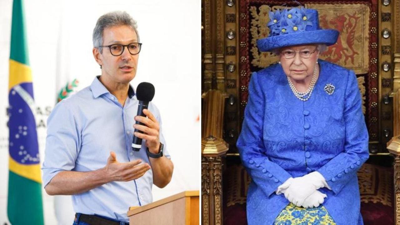 Zema decreta luto oficial de três dias em Minas por morte de Rainha Elizabeth II