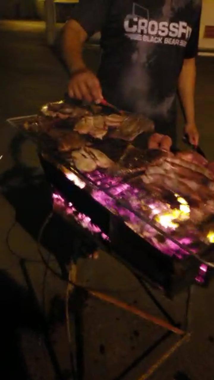 Churrasco em Francisco Sá