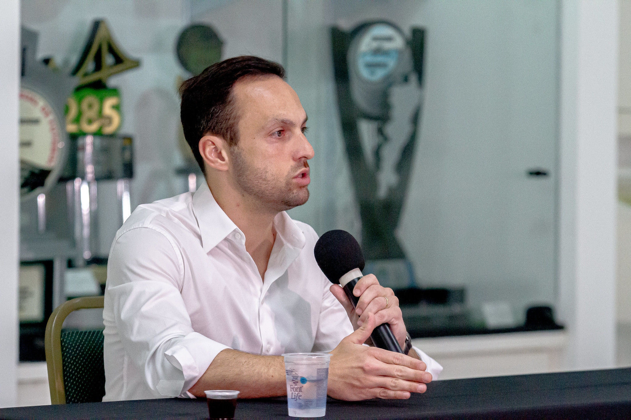 Enrico Ambrogini estava em Florianópolis