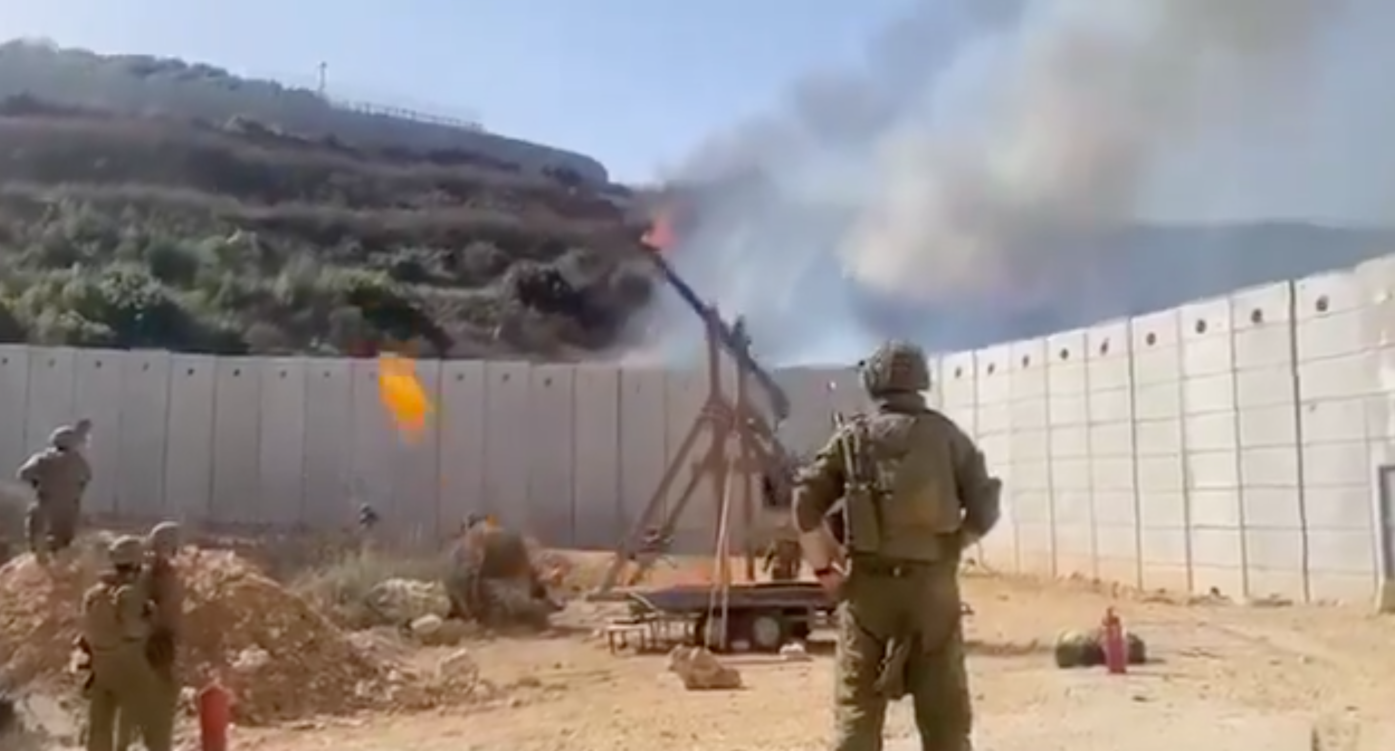 Catapulta utilizada pro Israel contra o Hezbollah