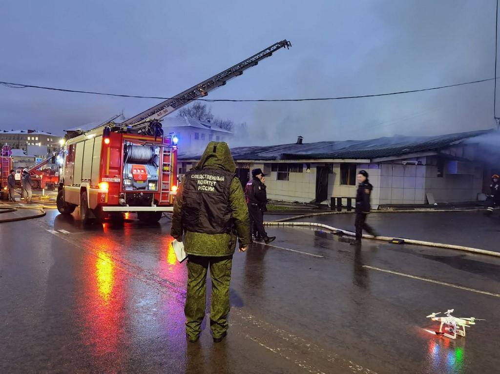 Incêndio em bar na Rússia
