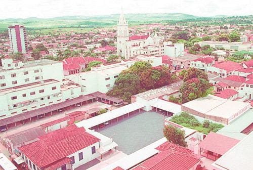 Interior Vista aérea da cidade de Patos de Minas, na região do Alto Paranaíba, em Minas, que volta a ter toque de recolher