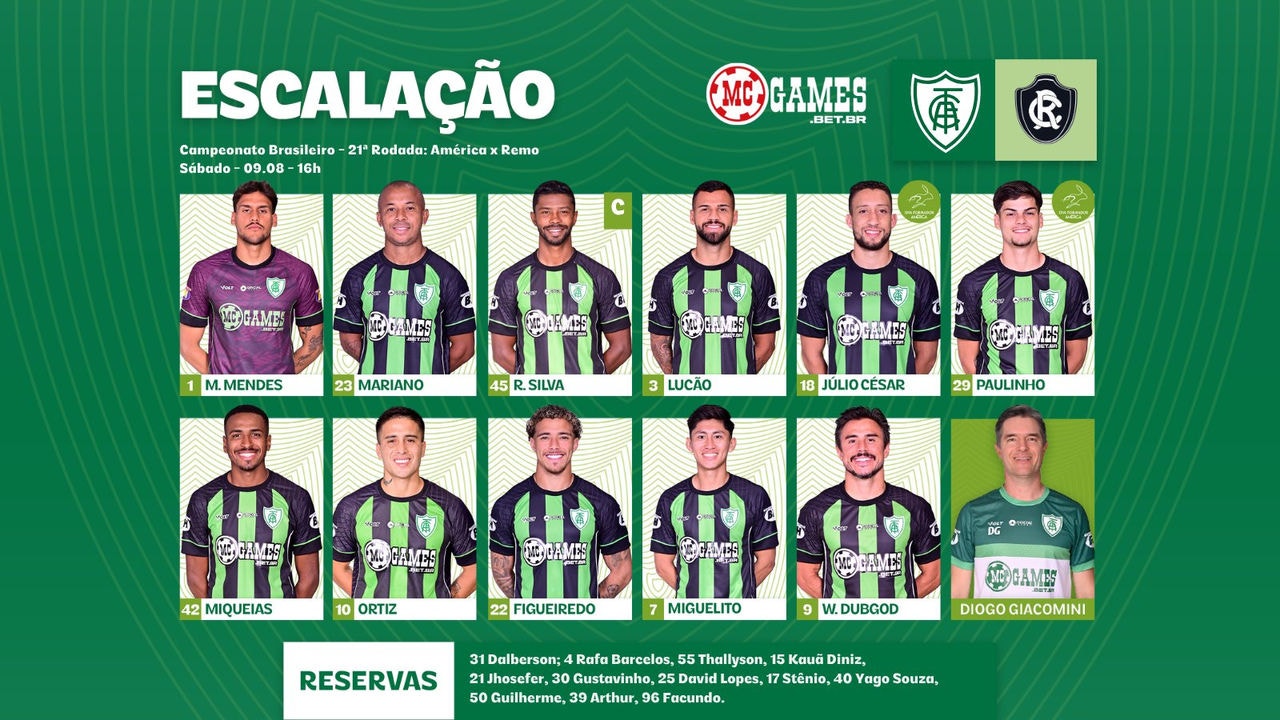 América enfrenta o Remo 