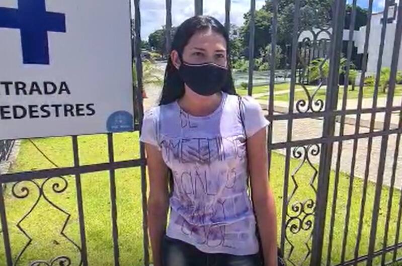 Sabrina Marques não chegou a tempo para o segundo dia do Enem
