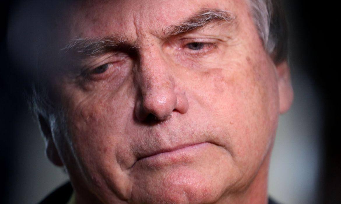 Na imagem, o ex-presidente da República Jair Bolsonaro (PL)