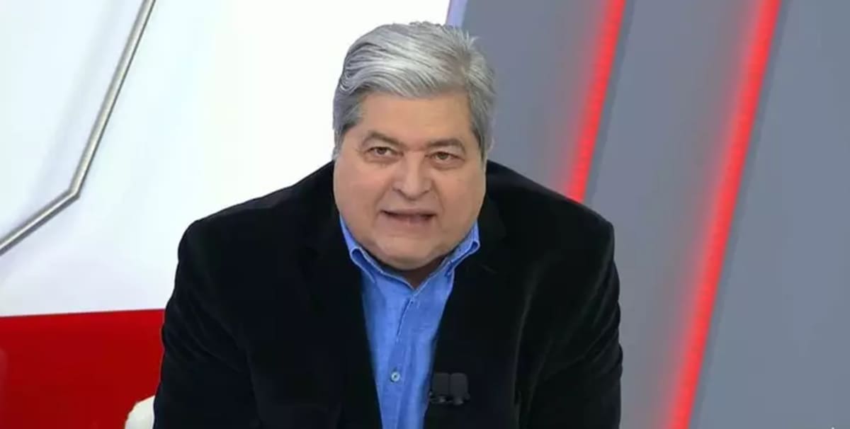 O jornalista José Luiz Datena