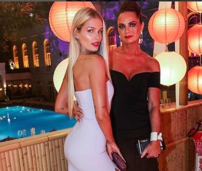 Yasmin Brunet e a mãe, a empresária Luiza Brunet