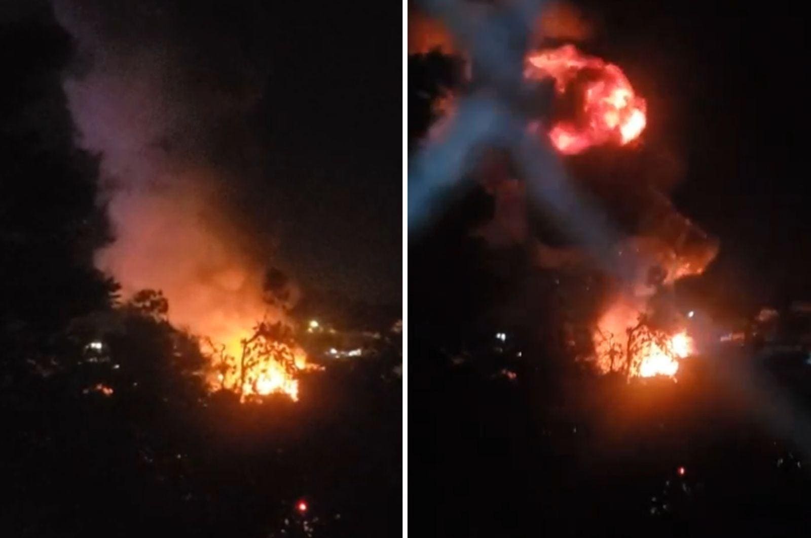 Vídeo registra explosão após incêndio na região Norte de BH