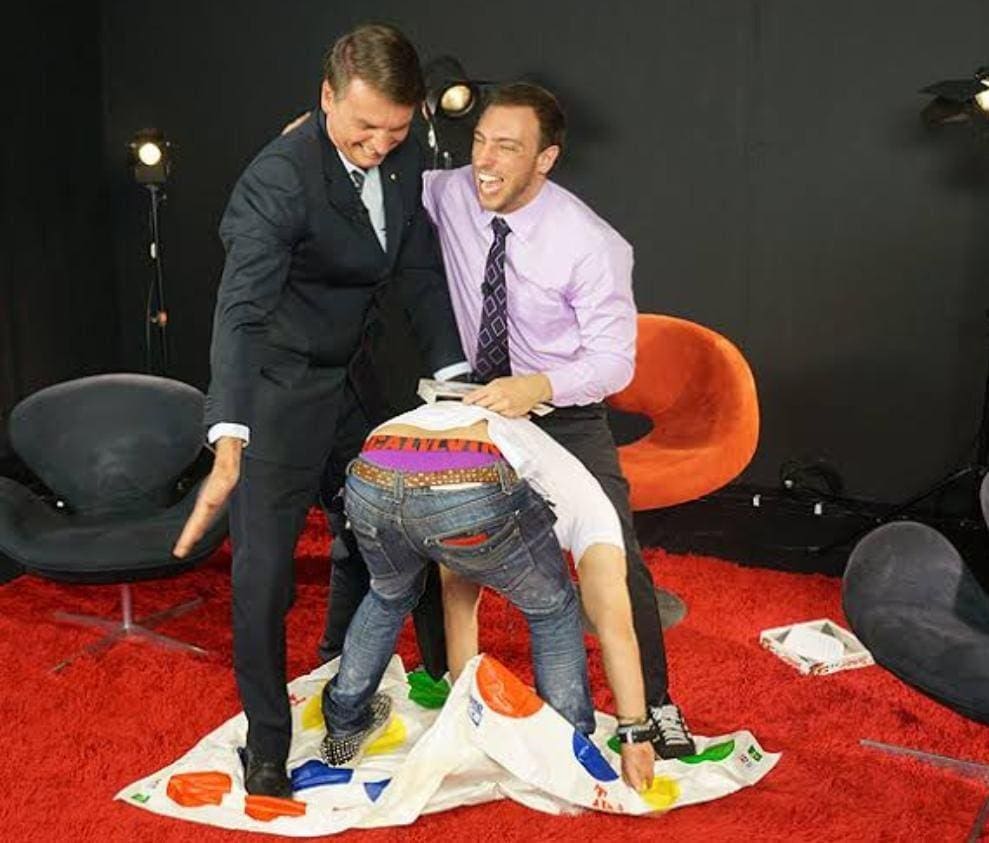 Jair Bolsonaro e humorista