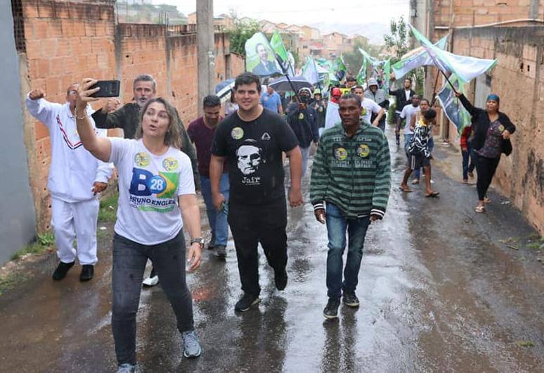 Bruno Engler, candidato a prefeito de Belo Horizonte, recebeu apoio do presidente Jair Bolsonaro em live
