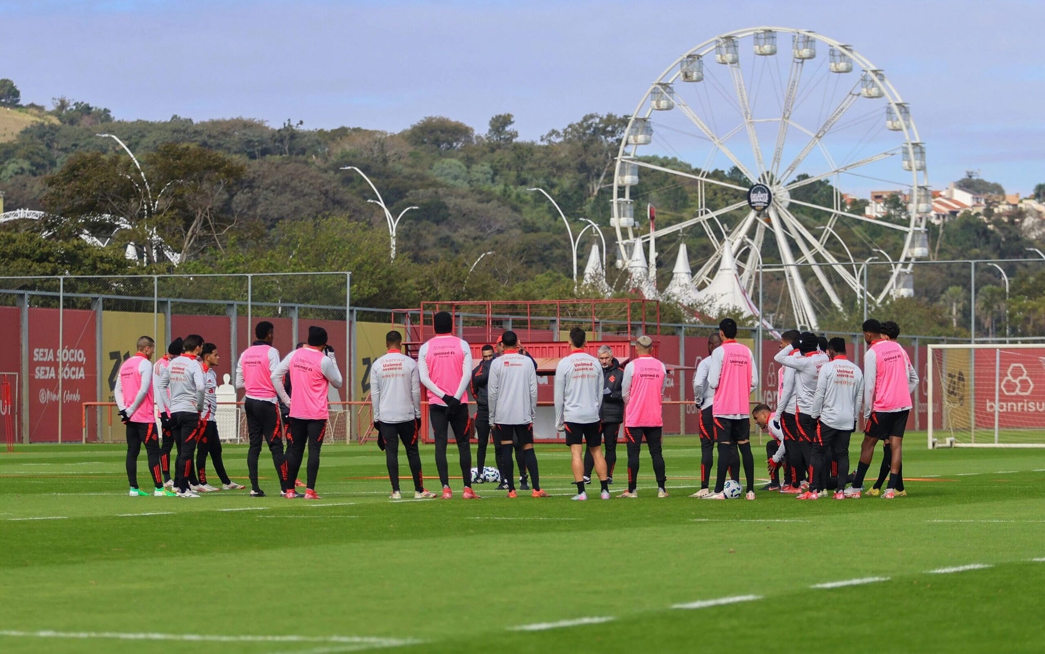 Treino do Internacional no CT Parque Gigante (Foto: Ricardo Duarte/SC Internacional)
