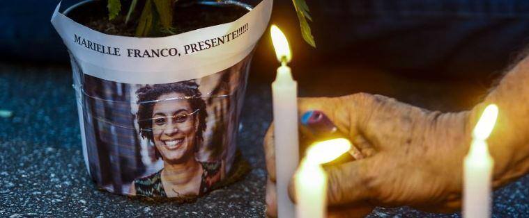 Vigilia por Marielle Franco, no Rio de Janeiro