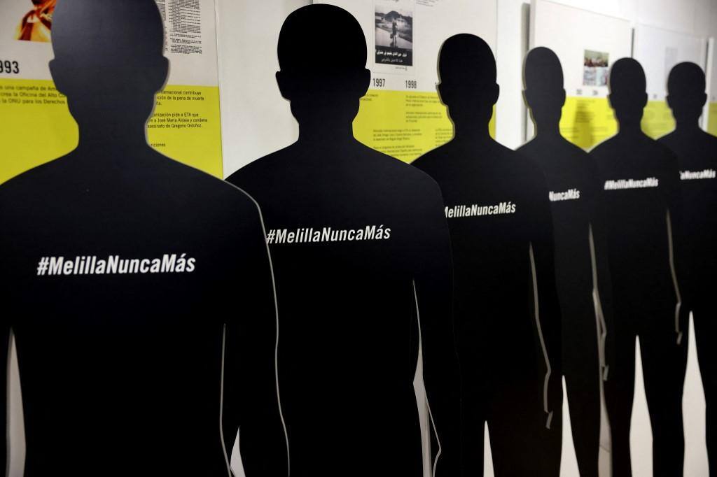Durante anúncio de relatório, entidades usaram a hashtag com os dizeres "Melilla nunca mais"