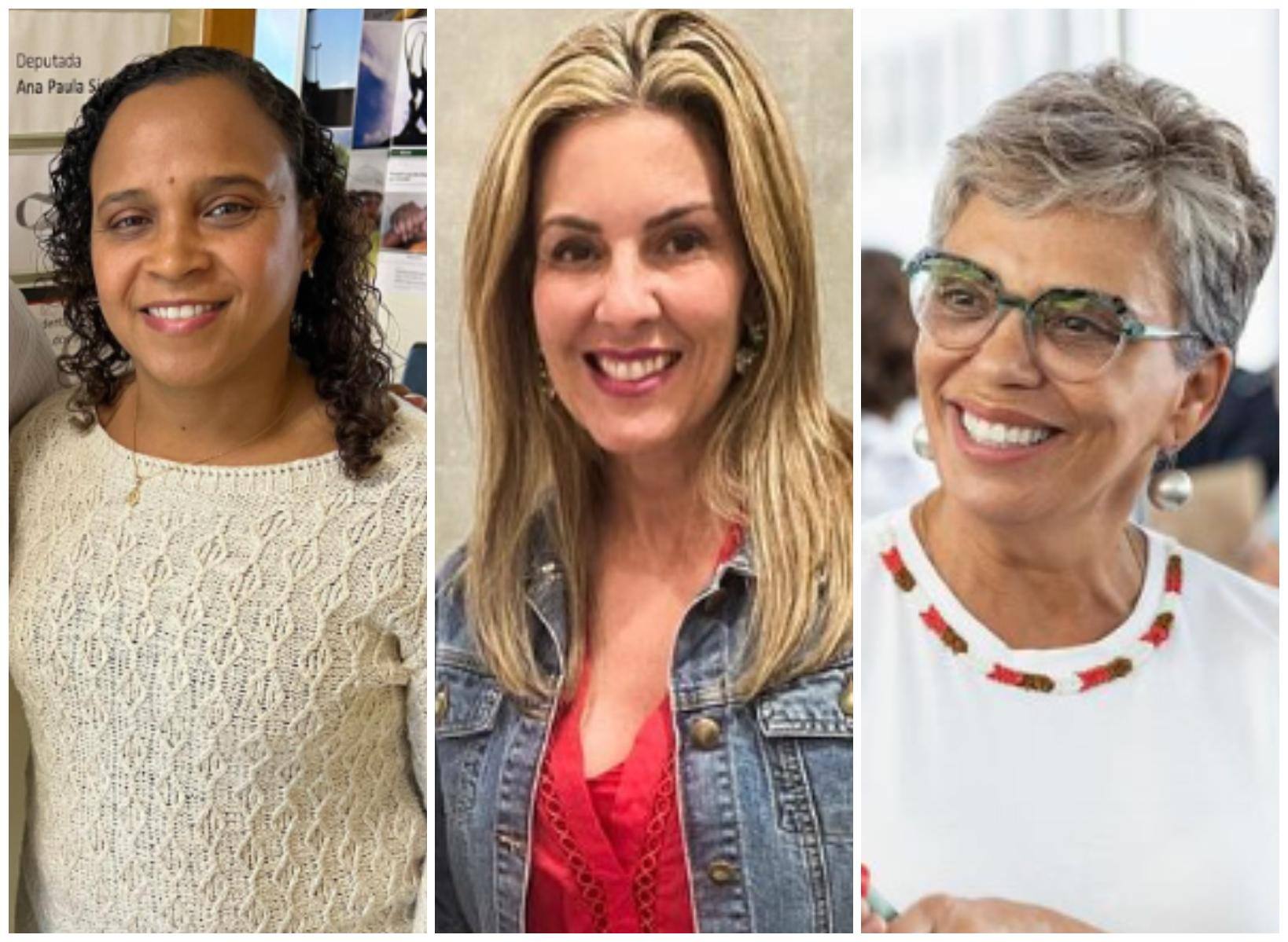 Ana Paula Siqueira, Flávia Borja e Marília Campos