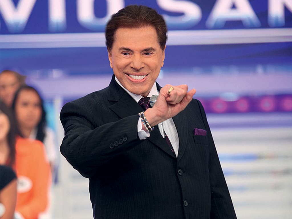 O apresentador Silvio Santos