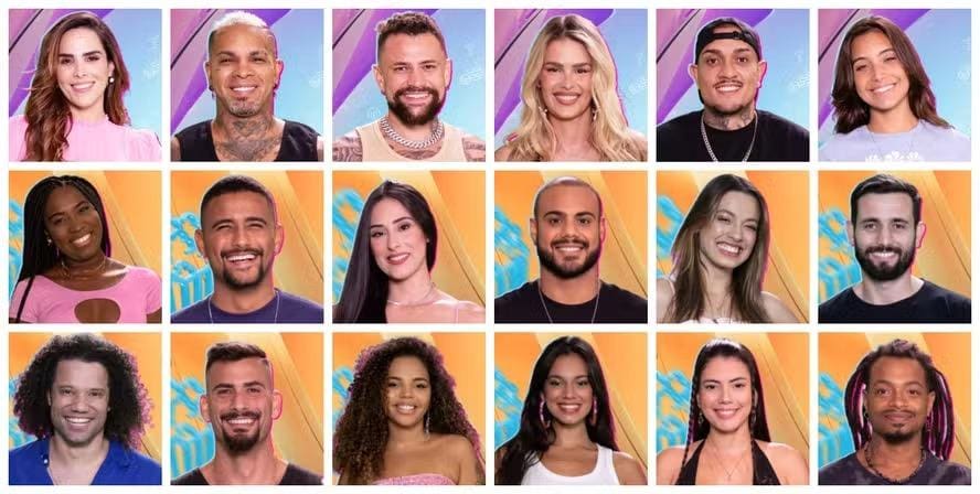 Participantes do BBB 24, da Globo