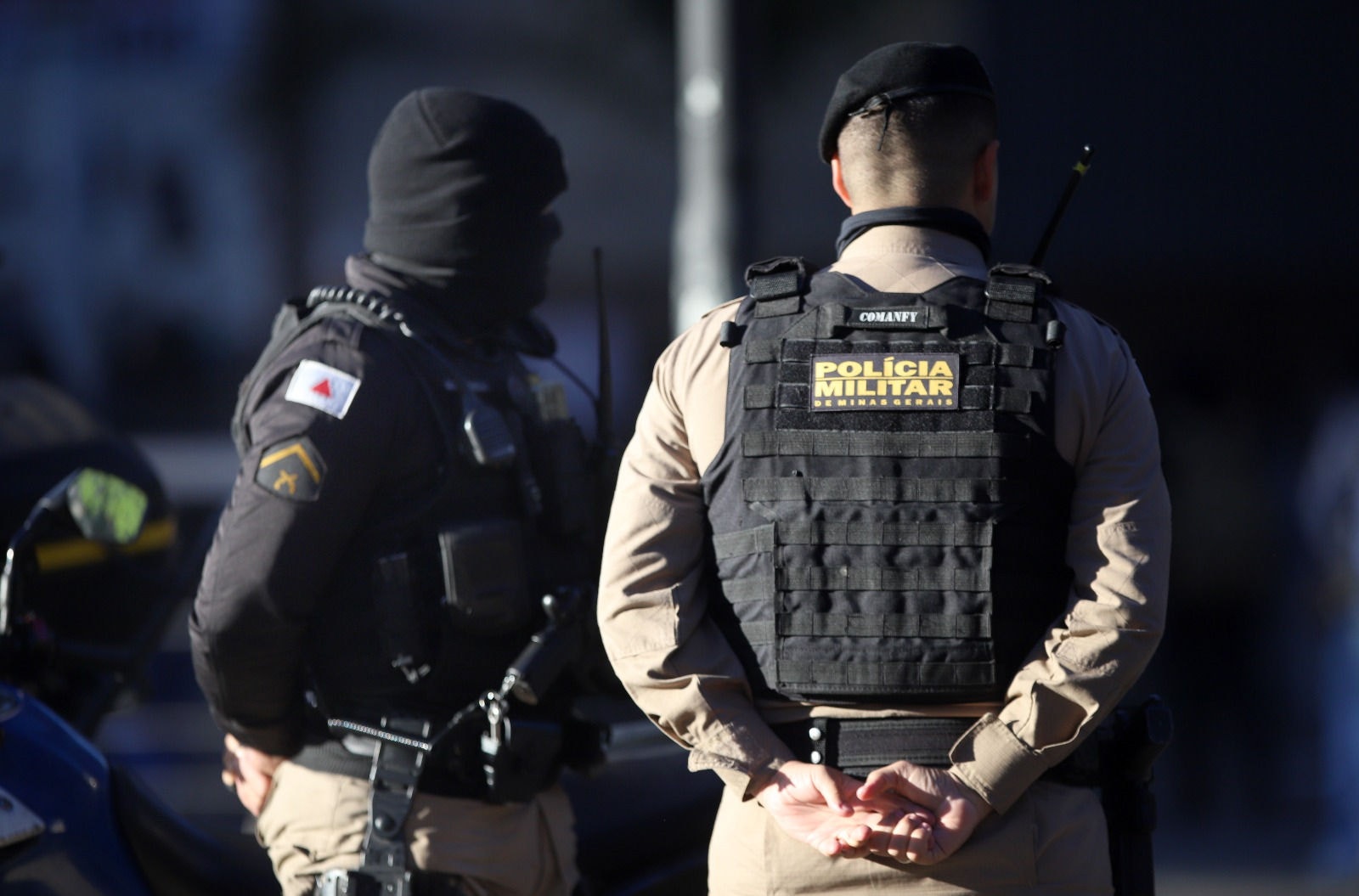 Imagem ilustrativa de policiais militares
