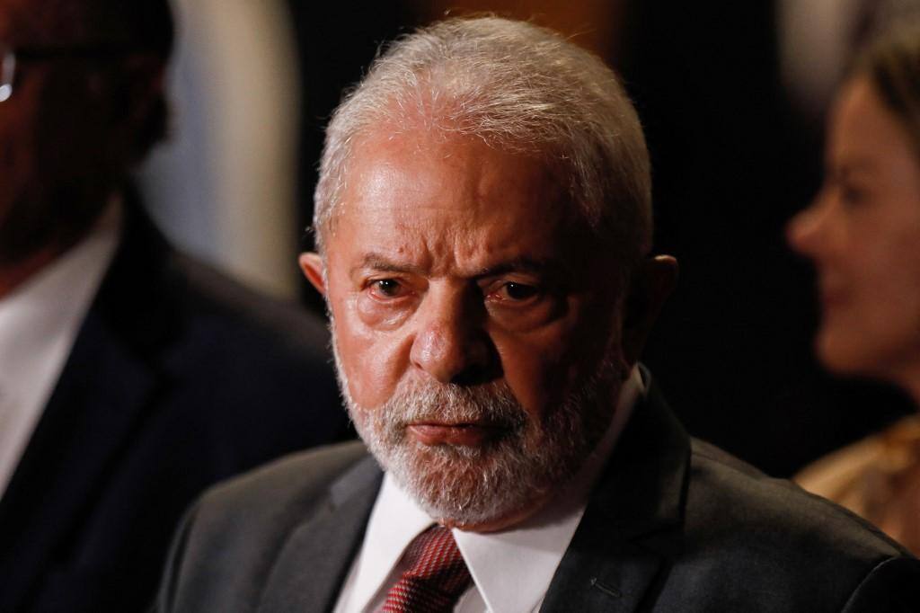 Lula durante entrevista coletiva em Brasília na quarta-feira (9): presidente eleito faz sua primeira visita à capital após a vitória nas ruas, em 30 de outubro