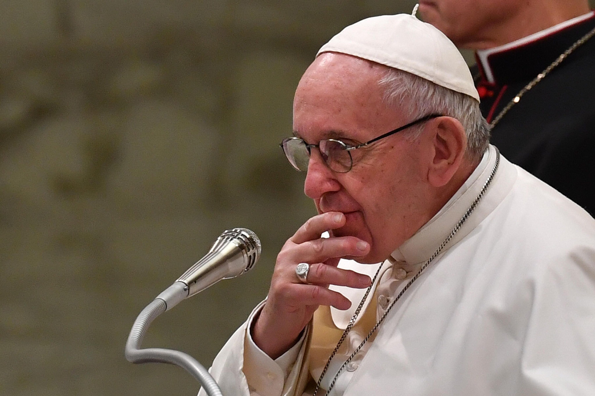 Há dois meses, o papa Francisco foi internado após uma internação devido a uma bronquite