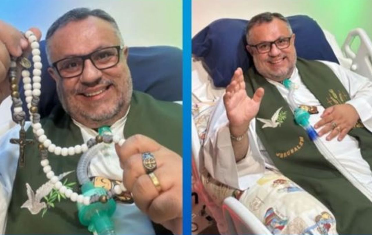 Padre Márlon Múcio, de 52 anos, tem o diagnóstico de Deficiência do Transportador de Riboflavina (RTD)