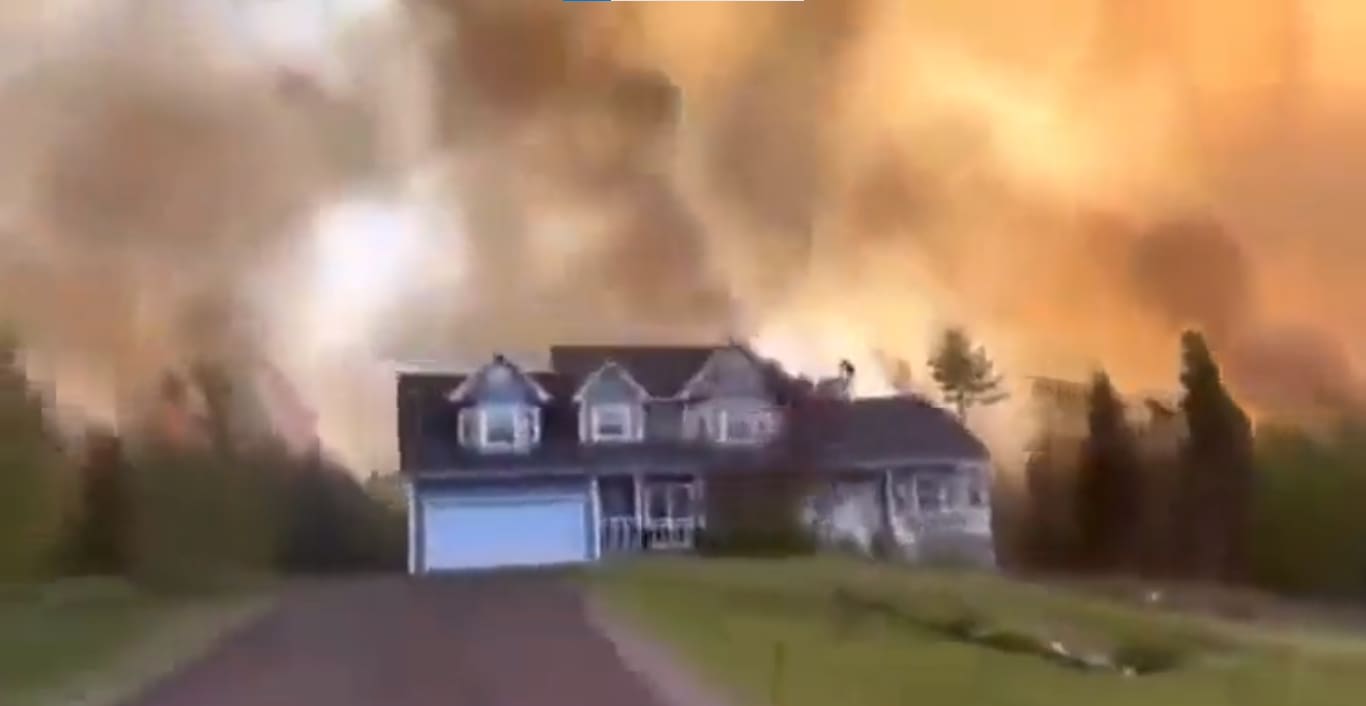Incêndio no Canadá