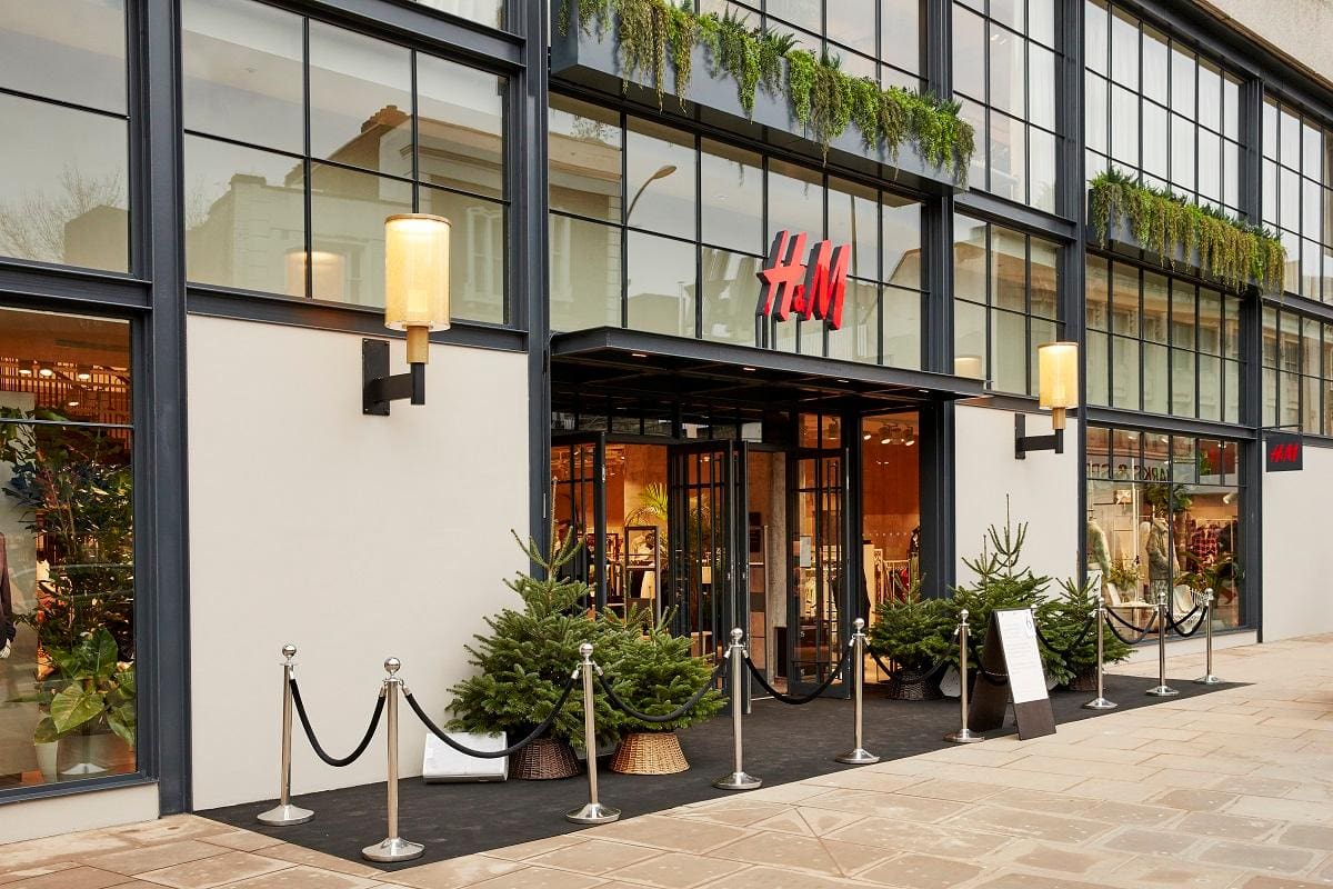 Unidade da H&M em Londres