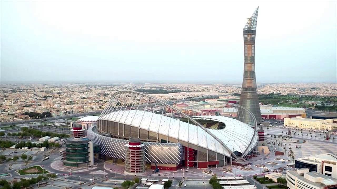 Localizado em Doha, no Catar, o Khalifa International Stadium será uma das sedes da Copa do Mundo FIFA de 2022