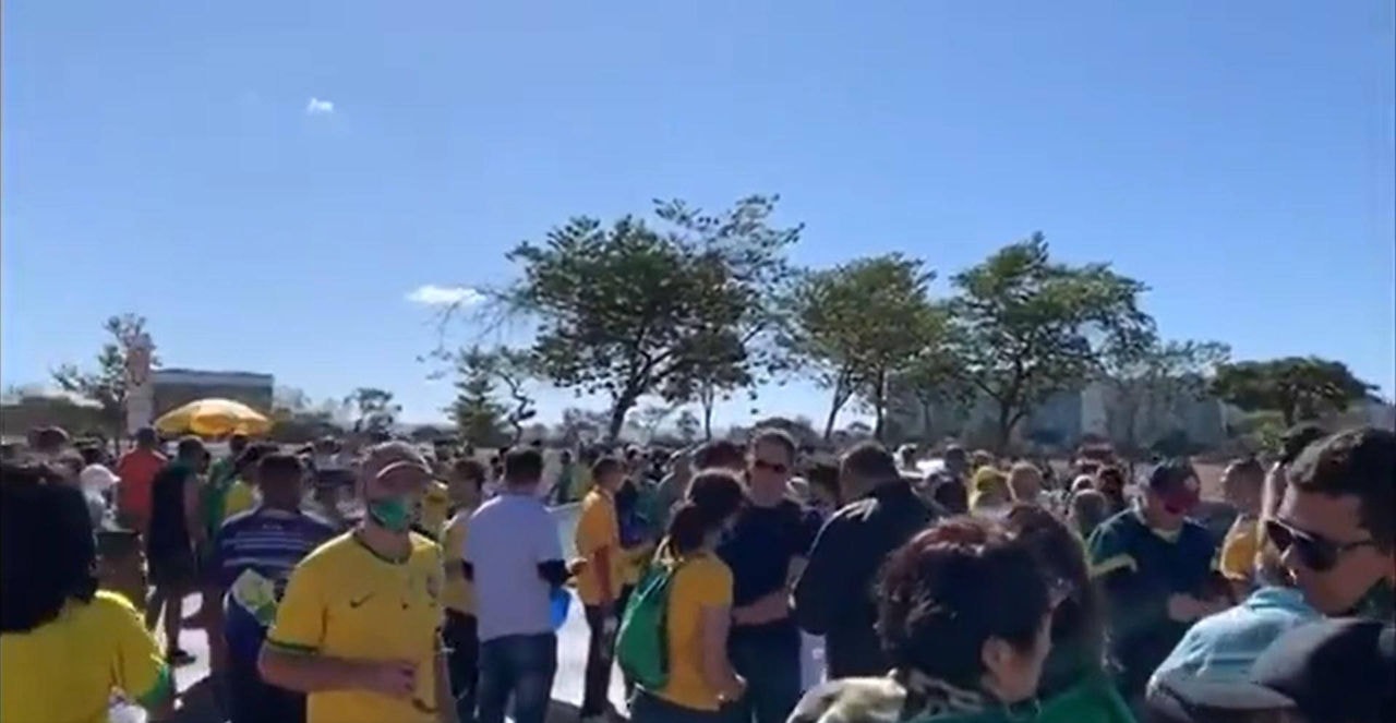 Manifestação pró-Bolsonaro em Brasília 19/07
