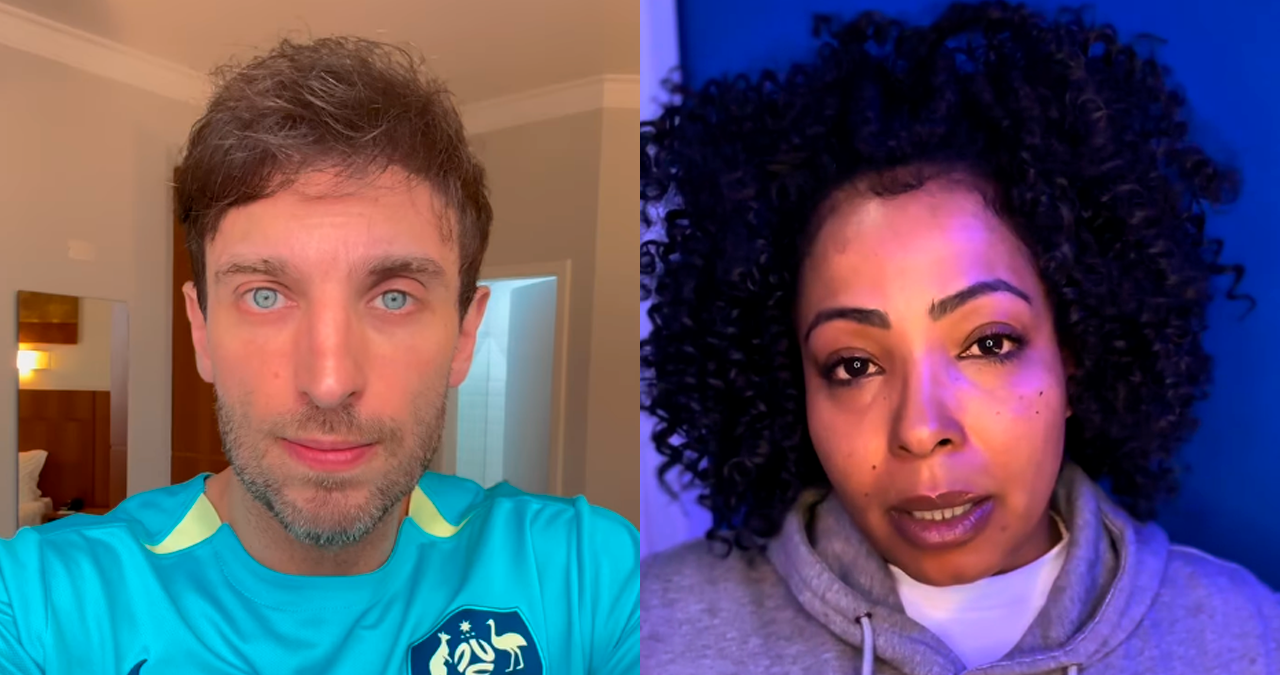 Leo Lins e Juliana Oliveira