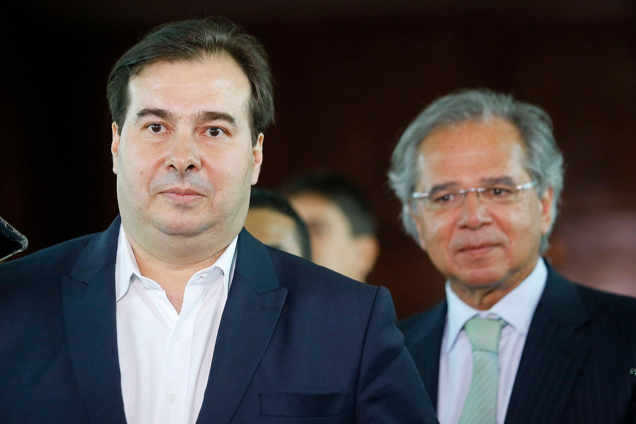 Rodrigo Maia e Paulo Guedes