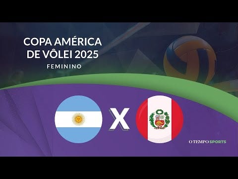 Argentina e Peru estreiam hoje na Copa América feminina de Vôlei, com transmissão ao vivo e com imagens de O TEMPO Sports