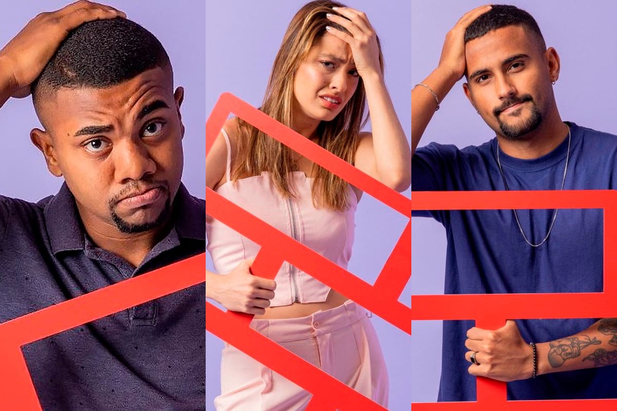 Davi, Beatriz e Lucas Pizane estão no terceiro Paredão do BBB 24