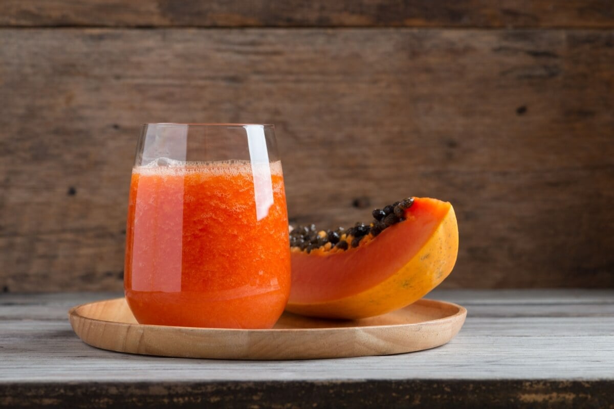 Suco de mamão com laranja 