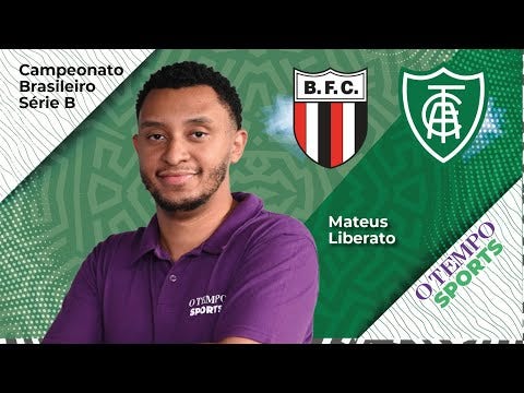 Acompanhe ao vivo a transmissão da partida entre Botafogo/SP e América, pela Série B, na Arena Nicnet (Santa Cruz), em Ribeirão Preto/SP, com Mateus Liberato e convidados.