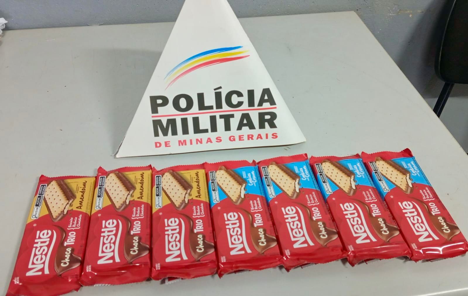 Chocolates furtados pelo homem foram recuperados 