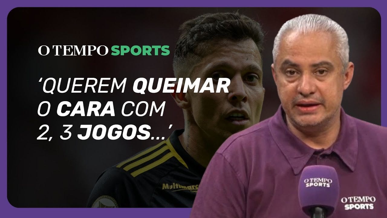 Comentaristas debatem momento vivido pelo atacante Júnior Santos, do Atlético