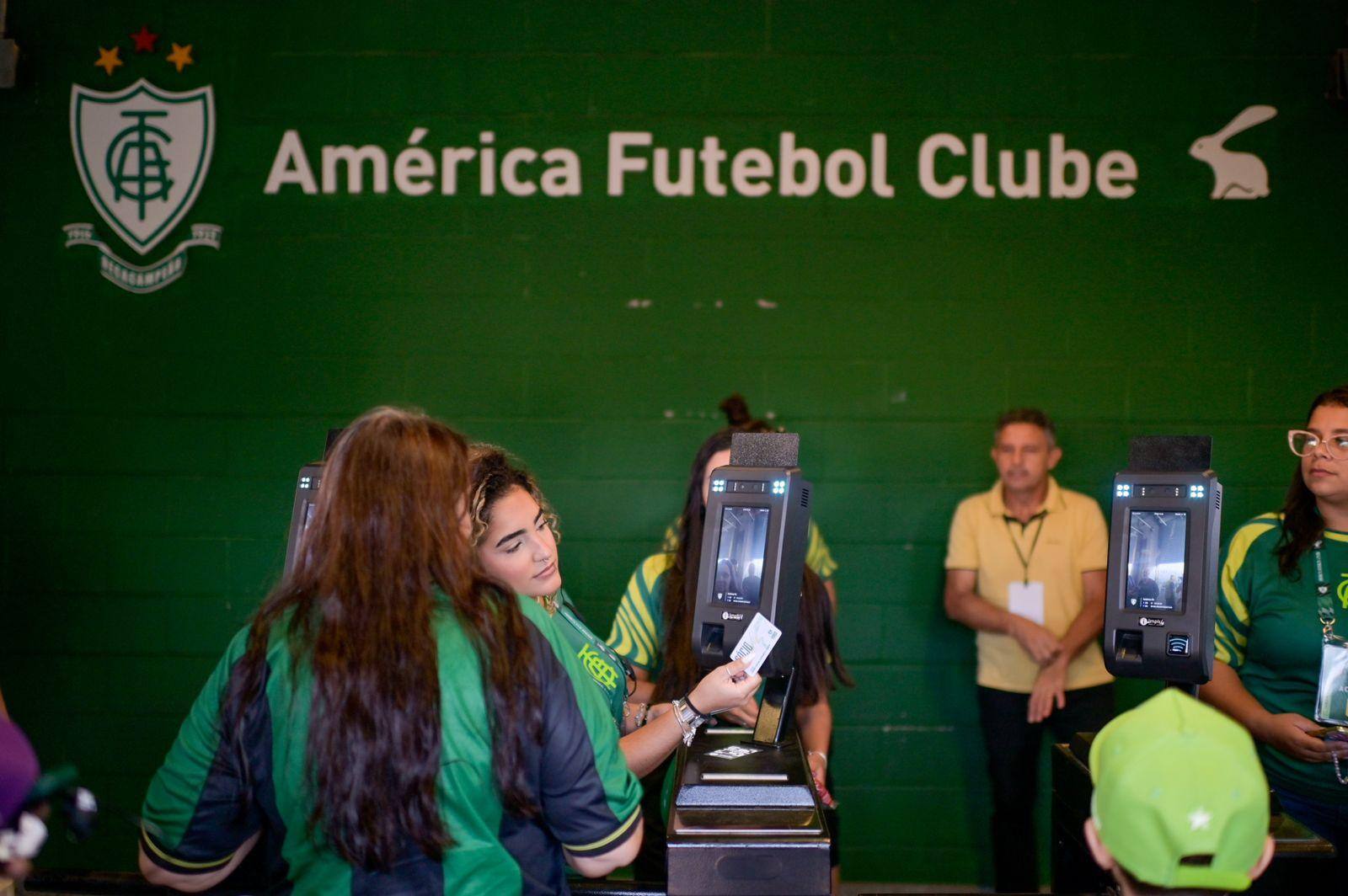 América testa reconhecimento facial no Independência